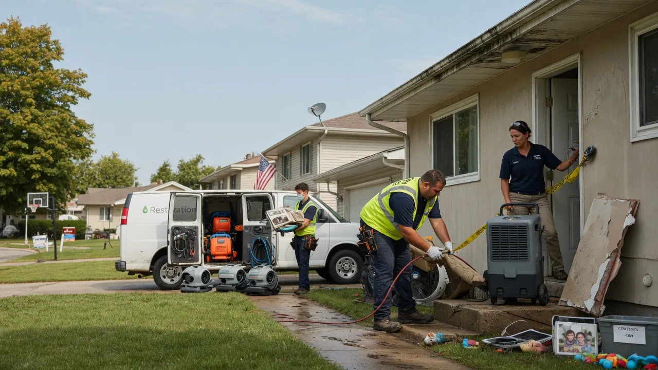 Water Damage Restoration in Oakes, ND near me